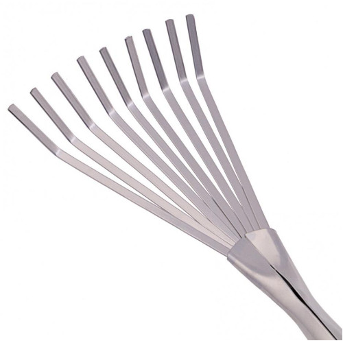 Грабли веерные PALISAD пластиковая ручка 9 зубьев 130х420 мм (63007)