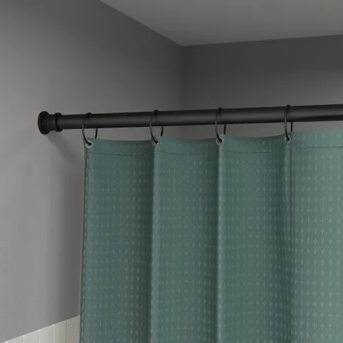 Карниз для ванной IDDIS чёрный матовый, 1,1-2,0м RSB0120i14 (252268)