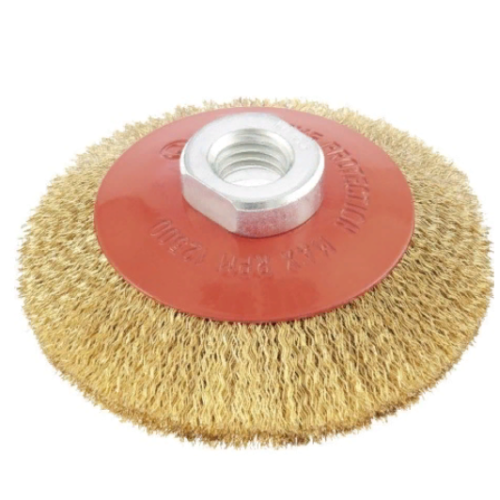 Щетка для УШМ MATRIX с наклоном 125 мм (74616)