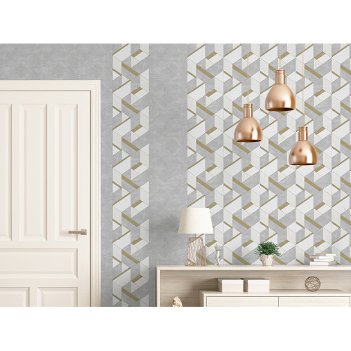 Панель ПВХ АЛЬТА ДЕКОРУСТ 7мм Вулканический пепел №663 2,7 х 0,25 м