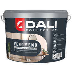 Краска в/д DALI COLLECTION FENOMENO для стен и потолков 9л База А