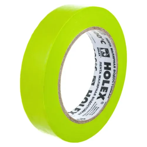 Скотч малярный HOLEX жаро-водостойкий 24ммх50м (HAS-382253)
