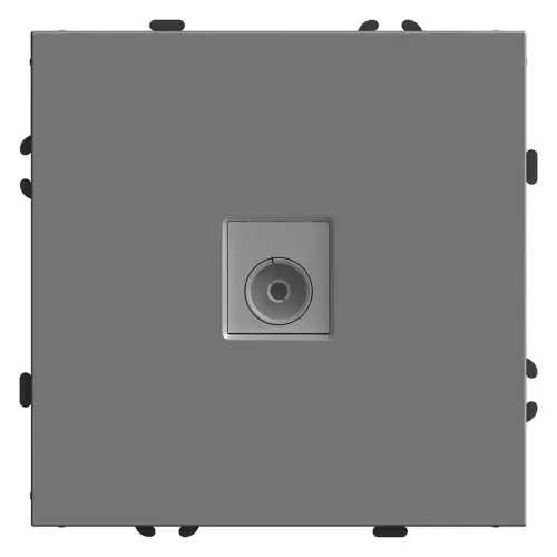 Розетка TV ЭМИЛИ платиново-серый RST00-5108-10