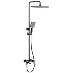 Душевая стойка FRAP F2487-6 чёрный