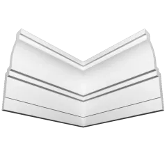 Угол потолочный внутренний П20 100/40 Де-Багет (4шт)