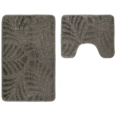 Набор ковриков для ванной и туалета 2шт АКТИВ 50х80+50х40 кофе с молоком