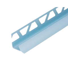 Раскладка под плитку 7-8мм внутр. 2,5м Голубая (25шт) ВП8 023