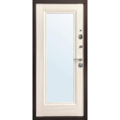 Дверь метал. VD-103 Зеркало (капучино) (3 контура) 100 мм 860 R правая