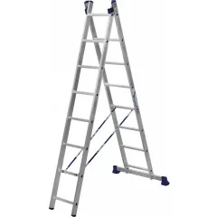 Лестница АЛЮМЕТ двухсекционная 2х 8 (5208)