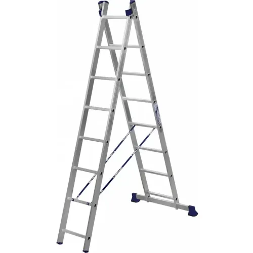 Лестница АЛЮМЕТ двухсекционная 2х 8 (5208)