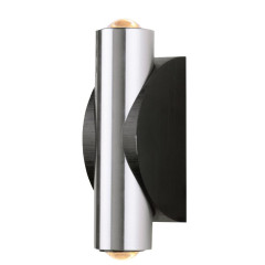 Светильник настенный ES 40109/LED Steel чёрный/сталь