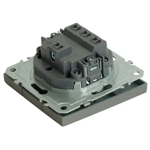 Выключатель 3-кл ЭМИЛИ платиново-серый RSW10-5108-10