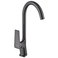 Смеситель для кухни EVA GOLD FK17GR-PVD VESTA оружейная сталь