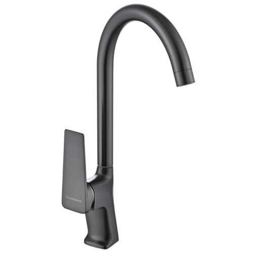 Смеситель для кухни EVA GOLD FK17GR-PVD VESTA оружейная сталь