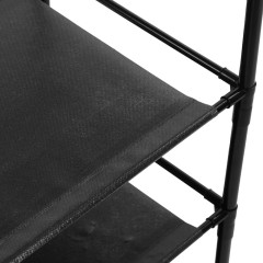 Этажерка VETTA 4-х ярусная с вешалкой 60х30х155 см (465-236)