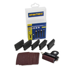 Насадка для резака ПРАКТИКА (набор шлифовальный) (240-492) по дереву