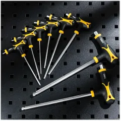 Набор ключей шестигранных DELI Т-образных, 8 шт (DL233208)