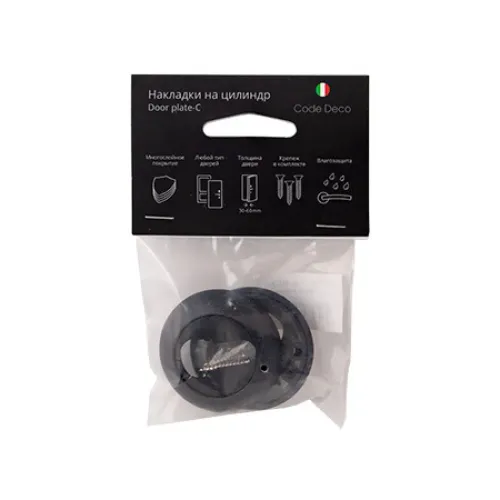 Накладка на цилиндр Code Deco DP-C-14-BLM (7702)