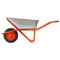 Тачка садово-строительная 130л/300кг ECO 1 пневмоколесо (4.00-8) WB301-1