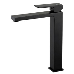 Смеситель для умывальника FRAP F1091-26 высокий, чёрный
