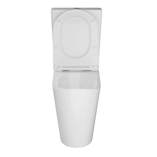 Унитаз-компакт WAVE siluet tornado 3 анатомический, сиденье ДП (*50)