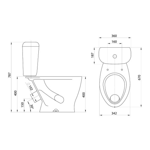 Унитаз-компакт SANTERI 
