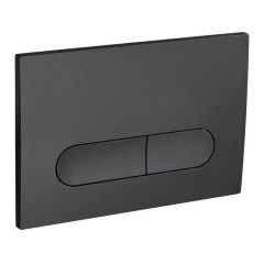 Кнопка смыва для инсталляции EVA GOLD 400 овал, чёрная матовая 04