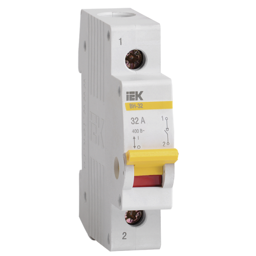 Выключатель нагрузки (минирубильник) ВН-32 1Р 32А IEK MNV10-1-032 (51400)