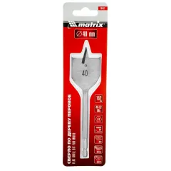 Сверло по дереву перовое MATRIX 40мм (70432)