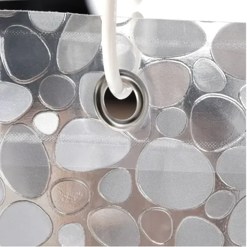 Шторка для ванной РЫЖИЙ КОТ EVA 180x200cм 12 колец,3D Эффект Сияние,SC-EV-02,108744 (913392)