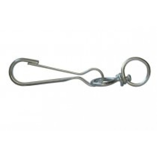 Карабин тип А с вертлюгом  80