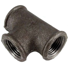 Тройник чугунный ф 40 г/г/г