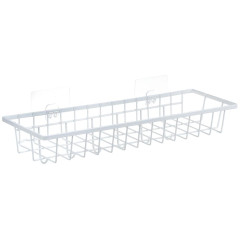 Полка VETTA кухонная подвесная, с крючками, 43х14см, белый цвет (481-090)