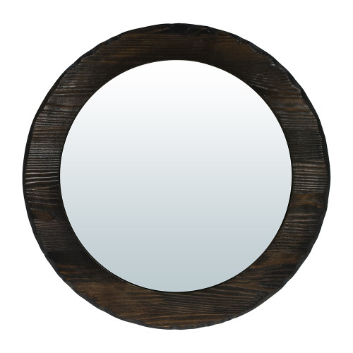 Зеркало Брашированное Венге 40*40см массив сосны