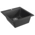 Мойка комп. MIXLINE ML-GM14 420х500x190мм, черная, сифон