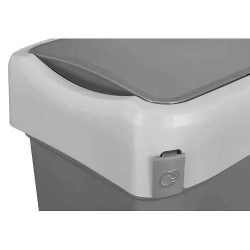 Контейнер для мусора SMART BIN серый 10л (845523)