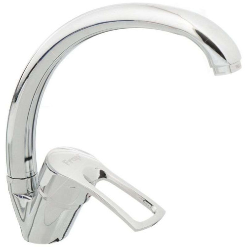 Смеситель для кухни FRAP F41701-B шар высокий, ручка бок, латунь