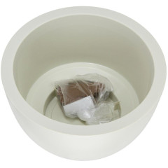 Кашпо IDEA Флориан белый ротанг 35х25.5см 12л (М 3187)