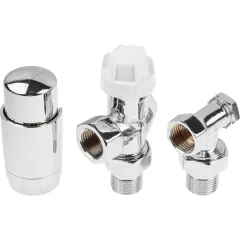 Комплект кранов для радиаторов осевой ф 1/2