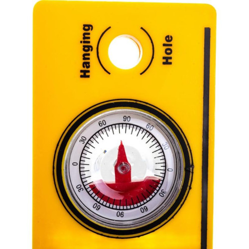 Уровень FIT Мини пластиковый с угломером 200 мм (18603)