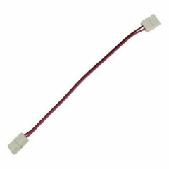 Коннектор ECOLA 15см зажим-провод 2-х конт 8 мм SMD3528 SC28U1ESB (542065)