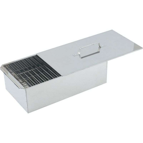 Коптильня PALISAD двухъярусная 420х270х175, нерж. сталь, 0,8мм с поддоном (69528)