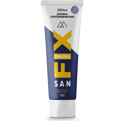 Смазка сантехническая силиконовая SANFIX 250 мл (40720)