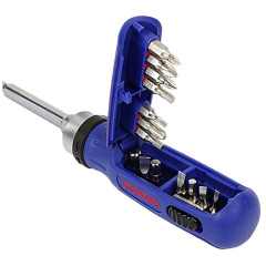 Отвертка WORKPRO с трещоткой, 15 в 1 (WP221061)