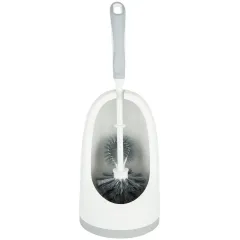 Ёрш для туалета напольный YORK, Бактерия стоп, белый 0640560 (817974)