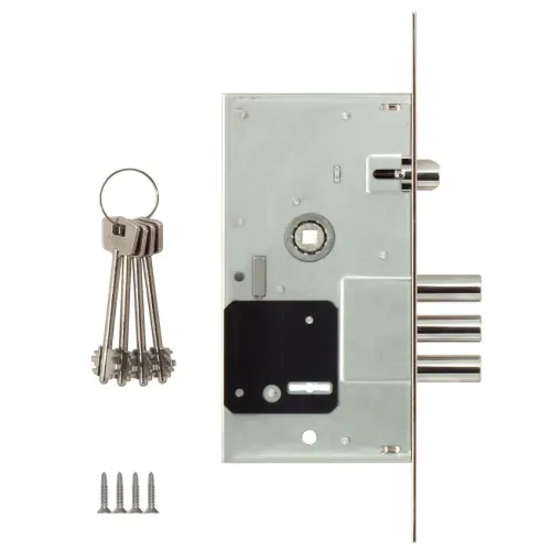 /Замок врезной б/руч. KALE ЗВ-252/RL никель 4кл (тех. компл.)(15084)