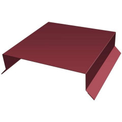 Парапет 2,5м (RAL 3005 Винно-Красный)