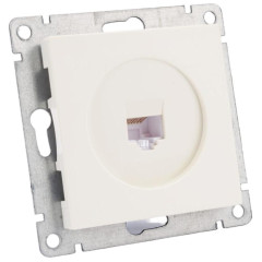 Розетка PC UNIVersal Афина, сл.кость A0051-I