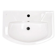 Умывальник мебельный 60 Элеганс с отв., белый