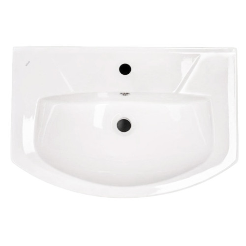 Умывальник мебельный 60 Элеганс с отв., белый